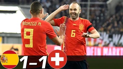 friendly match spain vs switzerland